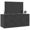 TV-taso musta 99x39x44 cm teräs