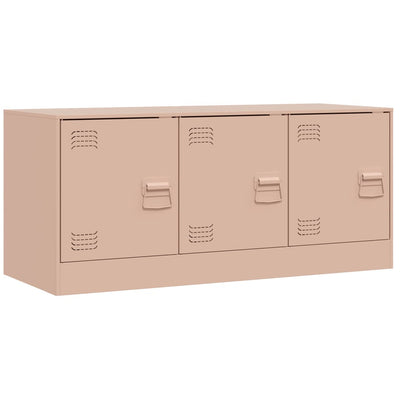 TV-taso pinkki 99x39x44 cm teräs