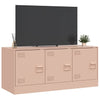 TV-taso pinkki 99x39x44 cm teräs