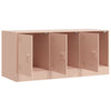 TV-taso pinkki 99x39x44 cm teräs