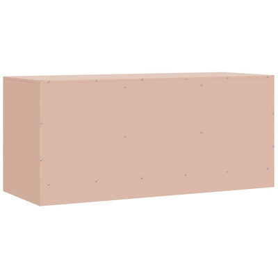 TV-taso pinkki 99x39x44 cm teräs