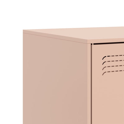TV-taso pinkki 99x39x44 cm teräs