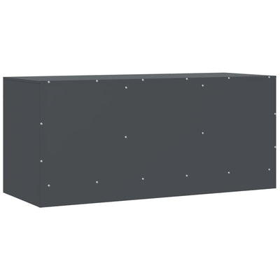 TV-taso antrasiitti 99x39x44 cm teräs