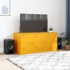 TV-taso sinapinkeltainen 99x39x44 cm teräs