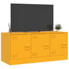 TV-taso sinapinkeltainen 99x39x44 cm teräs