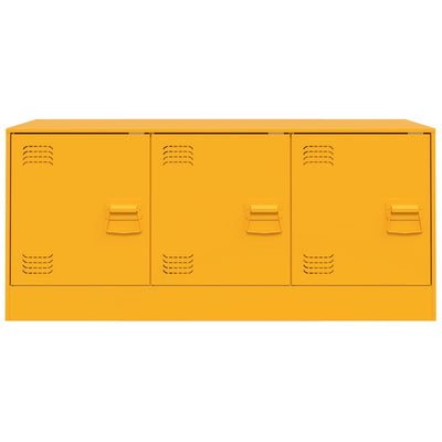 TV-taso sinapinkeltainen 99x39x44 cm teräs