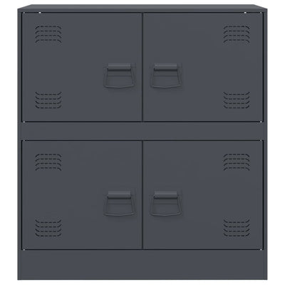 Senkki antrasiitti 67x39x73 cm teräs