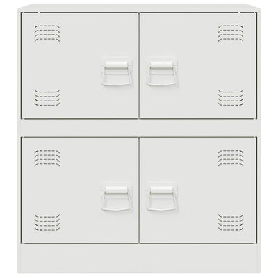 Valkoinen senkki Yousuf 67x39x73cm (teräs)