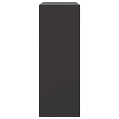 Senkki musta 67x39x107 cm teräs