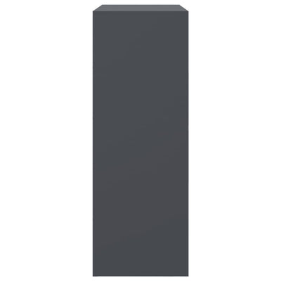 Senkki antrasiitti 67x39x107 cm teräs