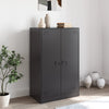 Senkki musta 67x39x107 cm teräs