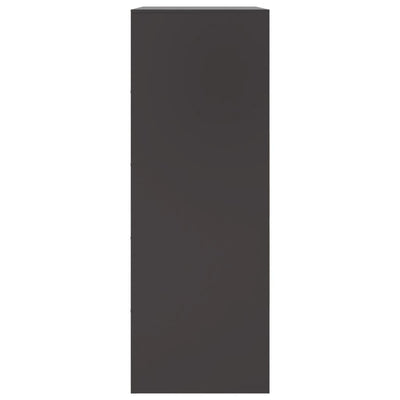 Senkki musta 67x39x107 cm teräs