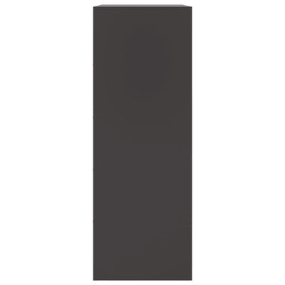 Senkki musta 67x39x107 cm teräs