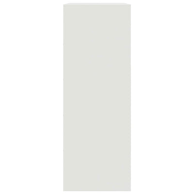 Valkoinen senkki Enzo 67x39x107cm (teräs)