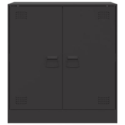 Senkki musta 67x39x73 cm teräs