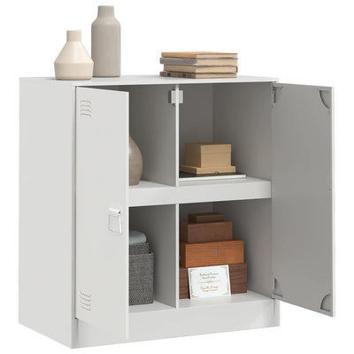 Valkoinen senkki Buzas 67x39x73cm (teräs)