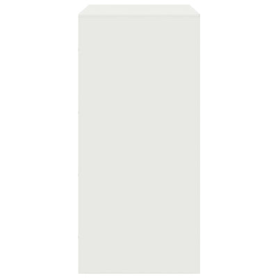 Valkoinen senkki Petruna 67x39x83cm (teräs)