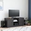 TV-taso musta 99x39x44 cm teräs