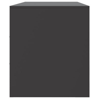 TV-taso musta 99x39x44 cm teräs