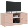 TV-taso pinkki 99x39x44 cm teräs