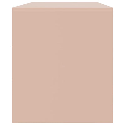 TV-taso pinkki 99x39x44 cm teräs