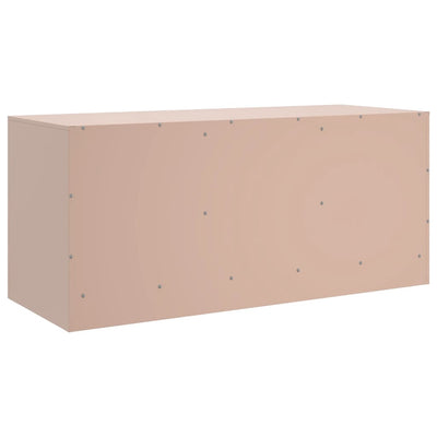 TV-taso pinkki 99x39x44 cm teräs