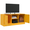 TV-taso sinapinkeltainen 99x39x44 cm teräs