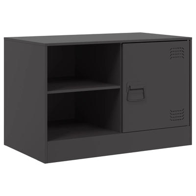TV-taso musta 67x39x44 cm teräs