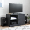 TV-taso musta 67x39x44 cm teräs