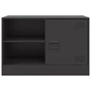 TV-tasot 2 kpl musta 67x39x44 cm teräs
