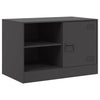 TV-tasot 2 kpl musta 67x39x44 cm teräs