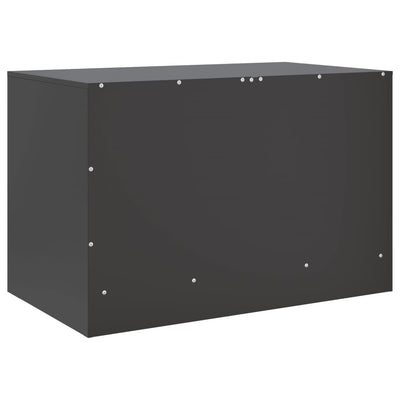 TV-tasot 2 kpl musta 67x39x44 cm teräs