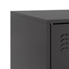 TV-tasot 2 kpl musta 67x39x44 cm teräs