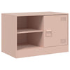 TV-taso pinkki 67x39x44 cm teräs