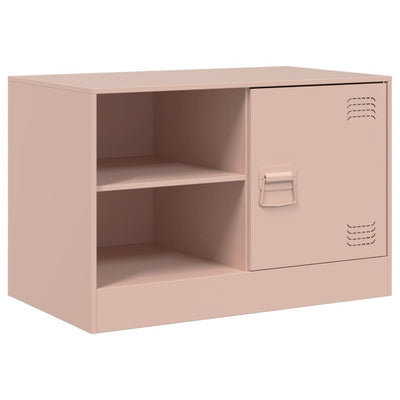 TV-taso pinkki 67x39x44 cm teräs