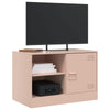 TV-taso pinkki 67x39x44 cm teräs