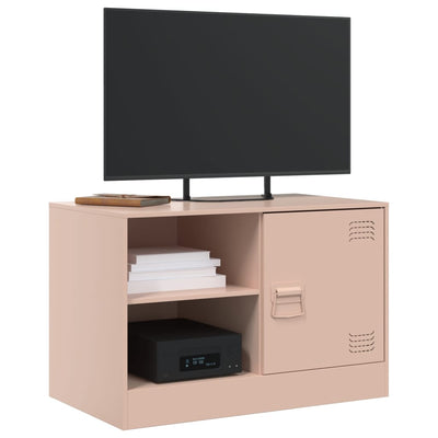 TV-taso pinkki 67x39x44 cm teräs