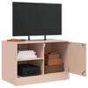 TV-taso pinkki 67x39x44 cm teräs