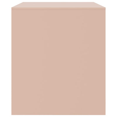 TV-taso pinkki 67x39x44 cm teräs