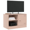 TV-tasot 2 kpl pinkki 67x39x44 cm teräs