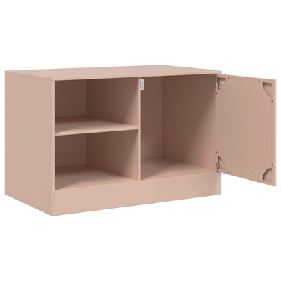 TV-tasot 2 kpl pinkki 67x39x44 cm teräs