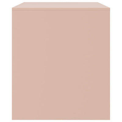 TV-tasot 2 kpl pinkki 67x39x44 cm teräs