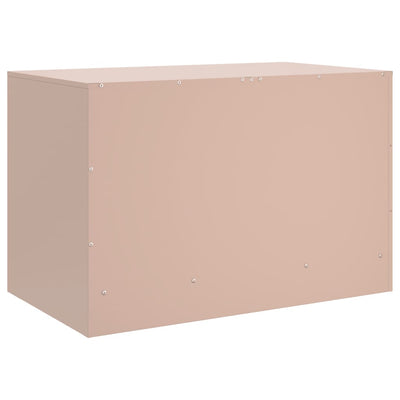 TV-tasot 2 kpl pinkki 67x39x44 cm teräs