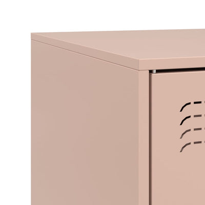 TV-tasot 2 kpl pinkki 67x39x44 cm teräs