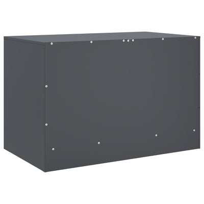 TV-taso antrasiitti 67x39x44 cm teräs