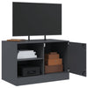 TV-tasot 2 kpl antrasiitti 67x39x44 cm teräs