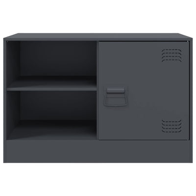TV-tasot 2 kpl antrasiitti 67x39x44 cm teräs