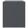 TV-tasot 2 kpl antrasiitti 67x39x44 cm teräs