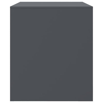 TV-tasot 2 kpl antrasiitti 67x39x44 cm teräs