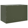 TV-tasot 2 kpl oliivinvihreä 67x39x44 cm teräs